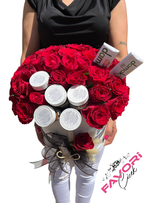 Kutuda 41 Kırmızı Gül